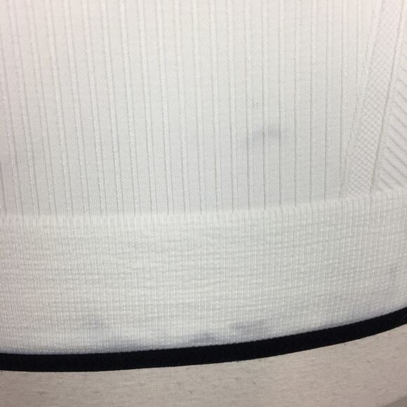 Athleta Black Off White  White Zip Athletic Jacket Small - Picture 6 of 7